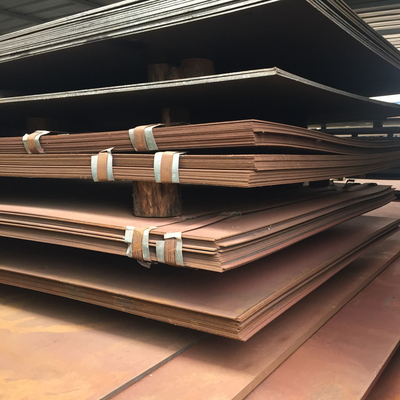แผ่นเหล็ก Corten B รีดร้อนทนต่อสภาพอากาศ AiSi สำหรับตู้คอนเทนเนอร์
